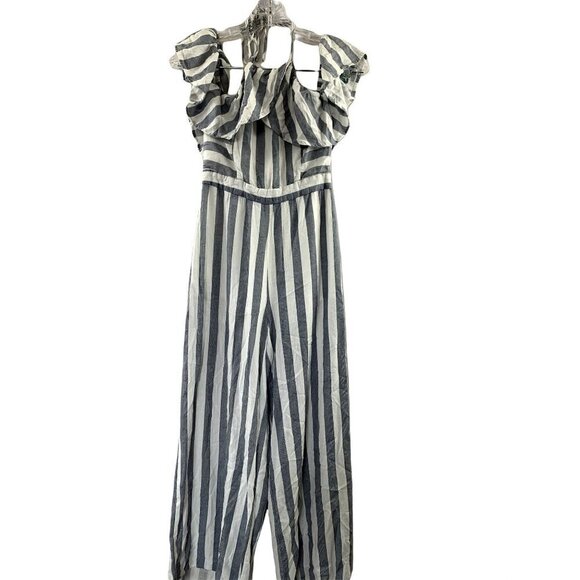 fab'rik Dresses & Skirts - Fab'rik Women's Ruffled Stripped Jumpsuit